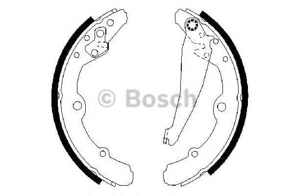 0 986 487 276 Bosch Гальмівні колодки