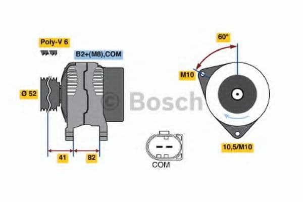 0 986 048 090 Bosch Генератор