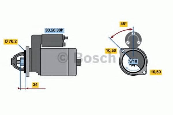 0 986 014 840 Bosch Стартер