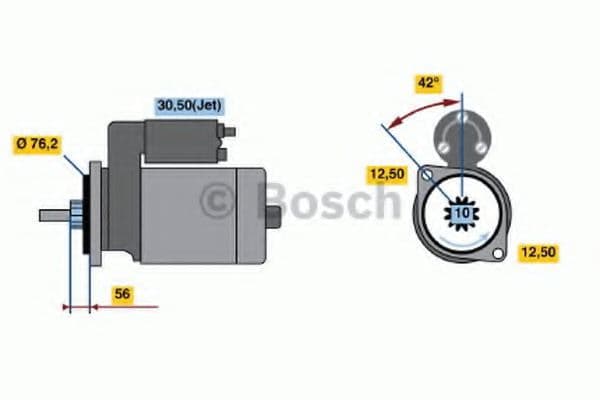 0 986 016 300 Bosch Стартер