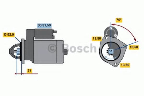 0 986 017 810 Bosch Стартер