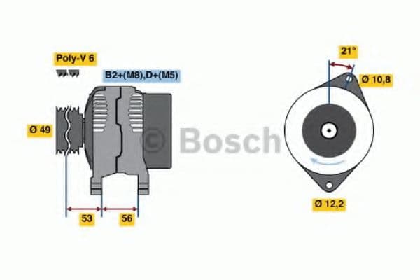 0 986 046 090 Bosch Генератор