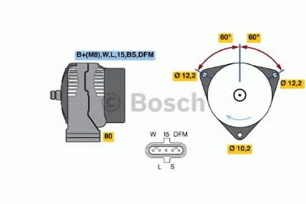 0 986 047 420 Bosch Генератор