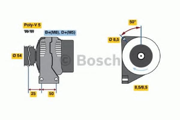 0 986 049 081 Bosch Генератор