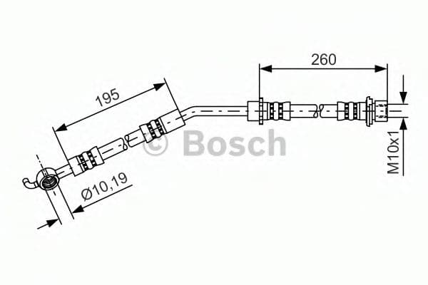 1 987 481 408 Bosch Гальмівний шланг