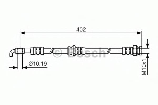 1 987 481 445 Bosch Тормозной шланг