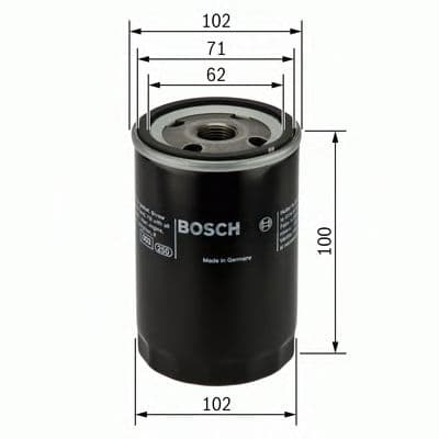0 451 203 178 Bosch Оливний фільтр
