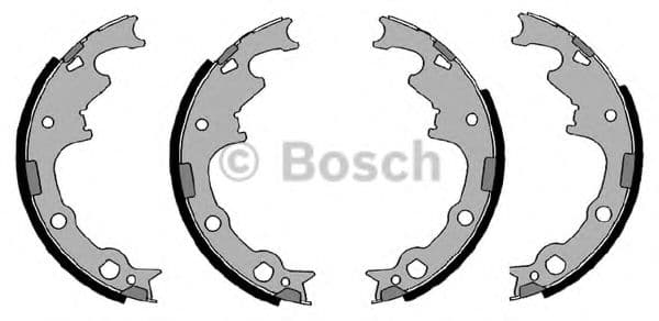 0 986 487 396 Bosch Гальмівні колодки