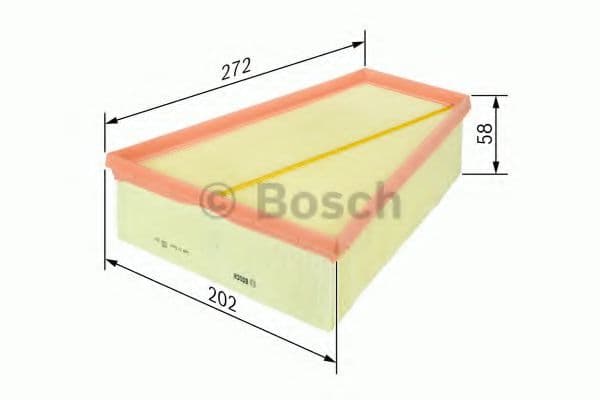 1 457 433 061 Bosch Повітряний фільтр