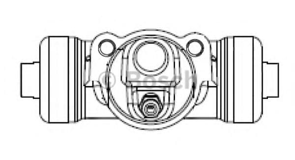 F 026 002 386 Bosch Колісний гальмівний циліндр