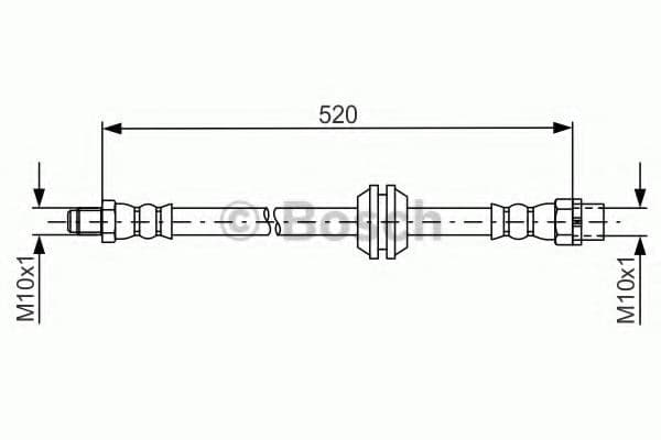 1 987 481 680 Bosch Гальмівний шланг