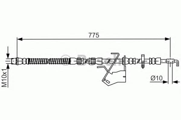 1 987 481 685 Bosch Тормозной шланг