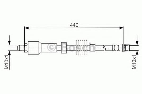 1 987 481 688 Bosch Тормозной шланг