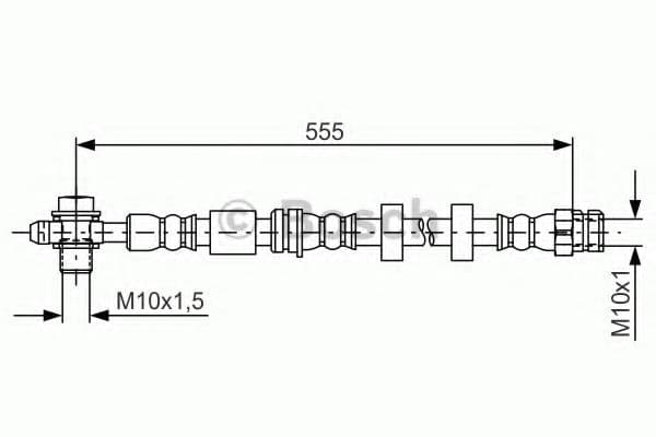 1 987 481 694 Bosch Гальмівний шланг