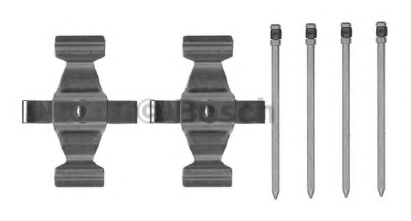 1 987 474 743 Bosch Компоненти дискових гальмівних колодок