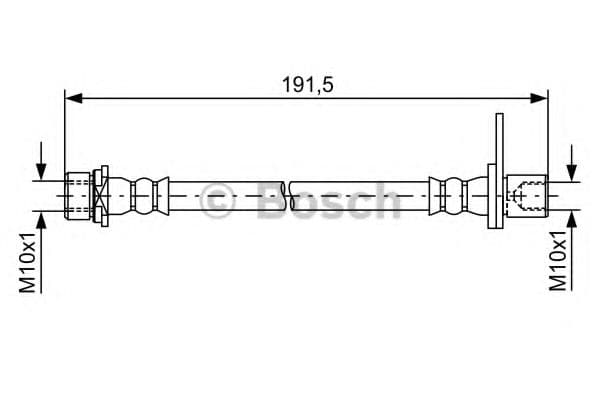 1 987 481 738 Bosch Тормозной шланг