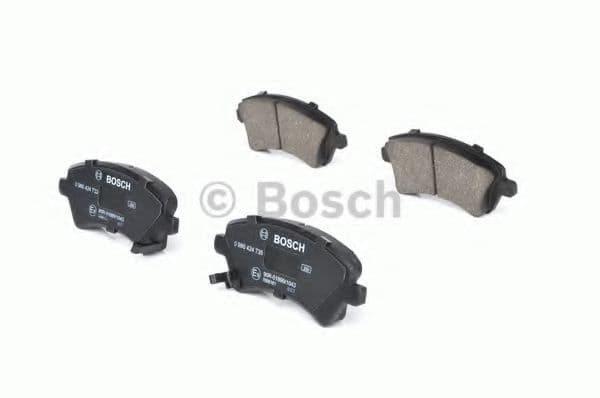 0 986 424 735 Bosch Гальмівні колодки для Toyota Corolla