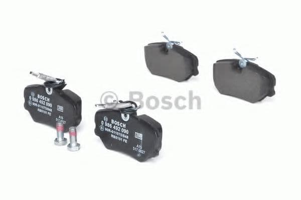 0 986 492 090 Bosch Гальмівні колодки