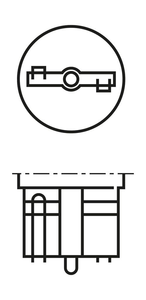 1987302653 Bosch Лампа указателя поворотов для Iveco Daily II