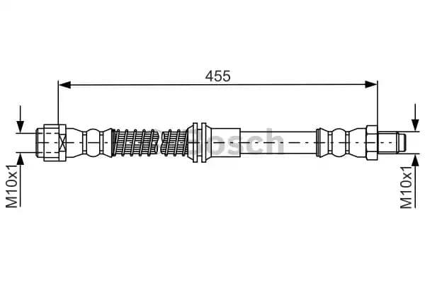1987481747 Bosch Тормозной шланг