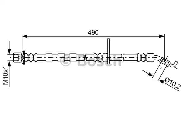 1987481769 Bosch Тормозной шланг