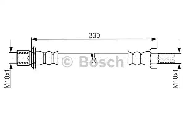 1987481778 Bosch Тормозной шланг