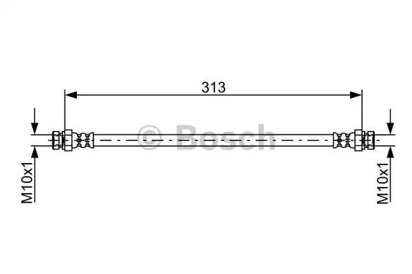 1987481897 Bosch Тормозной шланг для Hyundai H-1
