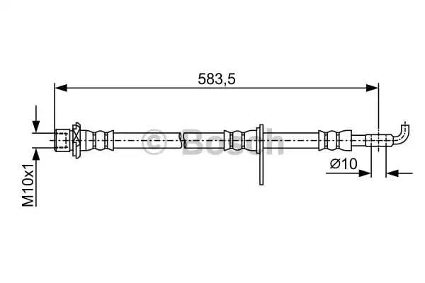 1987481908 Bosch Тормозной шланг для Toyota Celica
