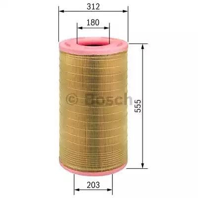 F 026 400 321 Bosch Воздушный фильтр