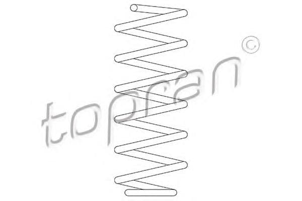 109 529 Topran Пружина підвіски