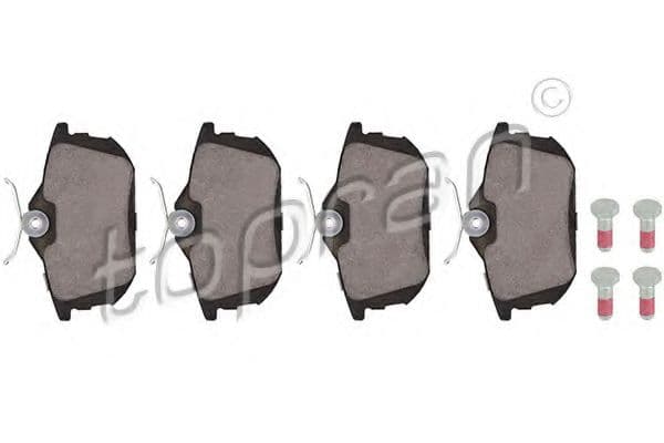 407 961 Topran Тормозные колодки