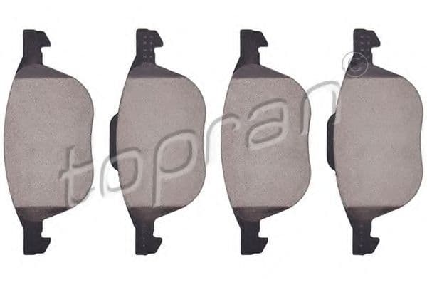 302 338 Topran Гальмівні колодки