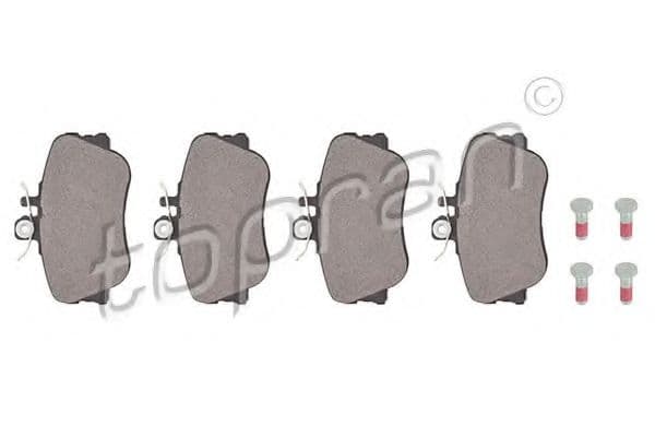 400 516 Topran Гальмівні колодки для Mercedes C-Class