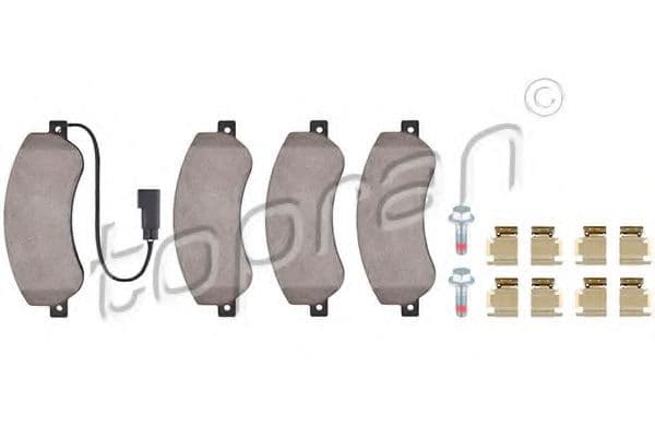 303 968 Topran Гальмівні колодки