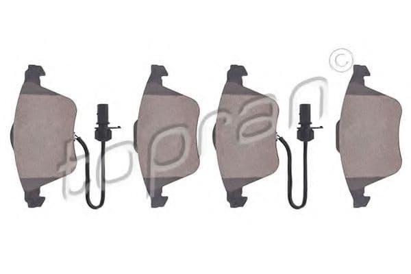 113 174 Topran Гальмівні колодки