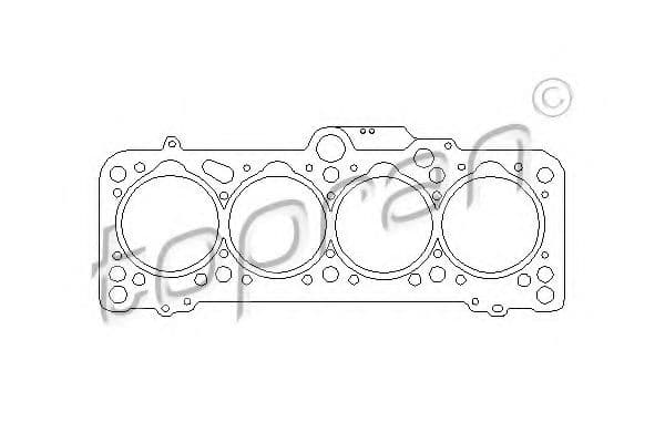 100 287 Topran Прокладка ГБЦ