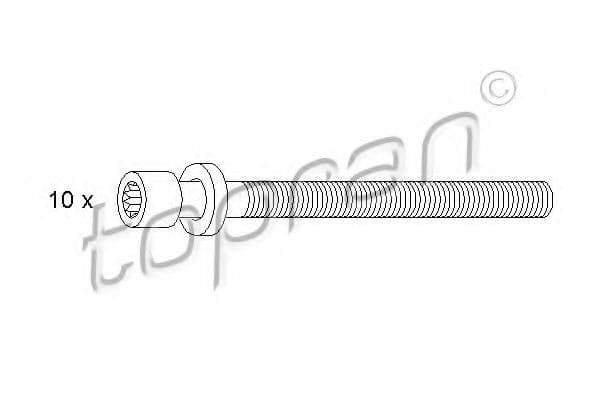 109 545 Topran Болт ГБЦ