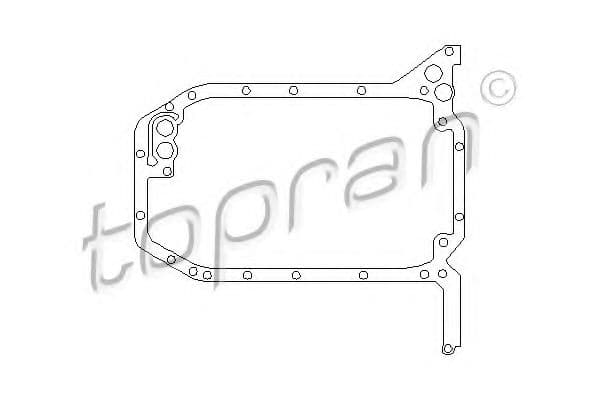 101 593 Topran Прокладка масляного поддона