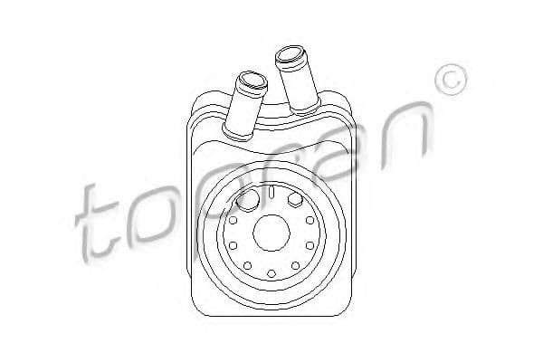 109 778 Topran Оливний радіатор двигуна
