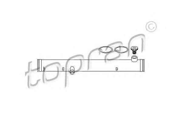108 843 Topran Патрубок системы охлаждения