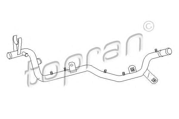 108 900 Topran Патрубок системи охолодження
