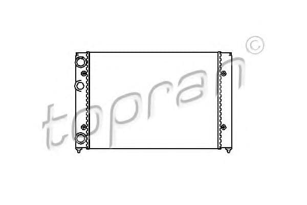 103 985 Topran Радиатор охлаждения двигателя