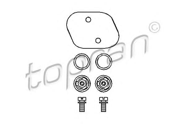 101 493 Topran Мембрана вакуумного насоса гальмівної системи
