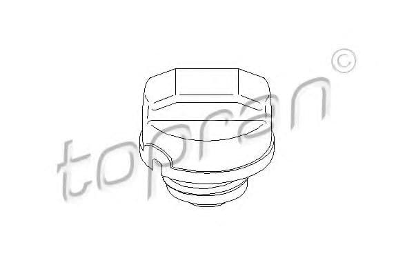 205 928 Topran Крышка бензобака