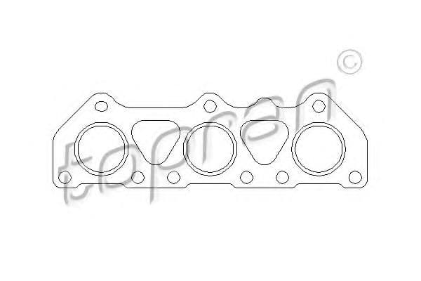 110 505 Topran Прокладка выпускного коллектора