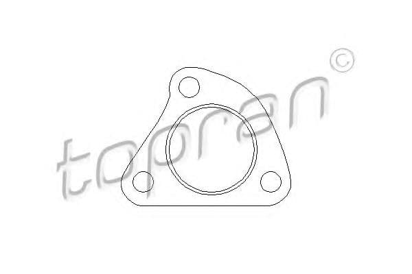 103 632 Topran Прокладка приемной трубы