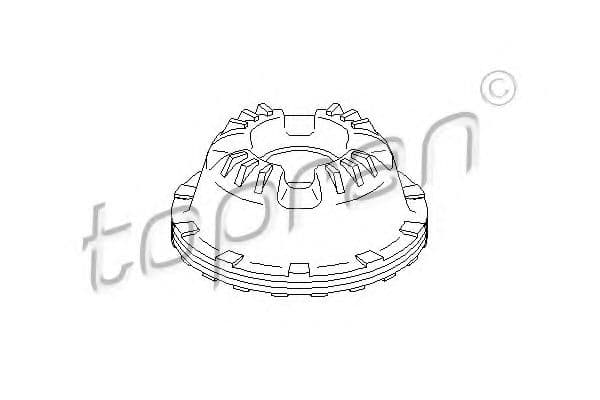 110 447 Topran Опора амортизатора