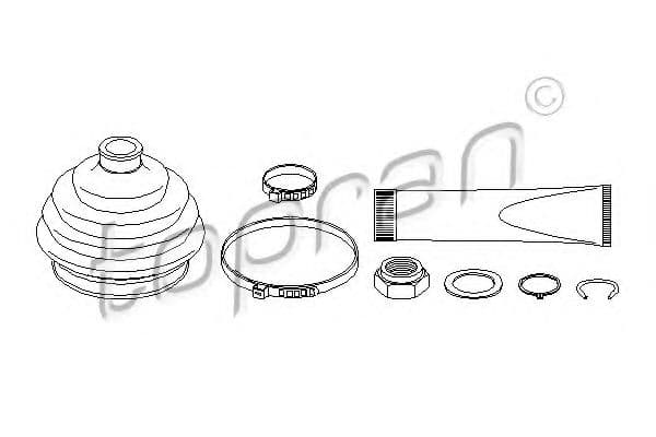 102 625 Topran Пильовик гранати