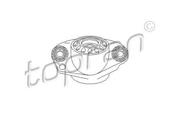 109 878 Topran Опора амортизатора