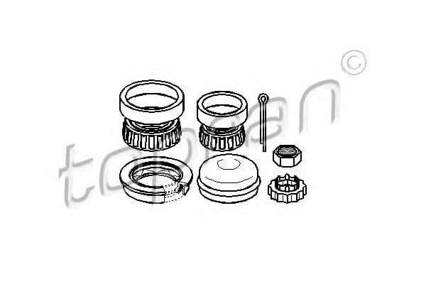 102 832 Topran Подшипник ступицы колеса